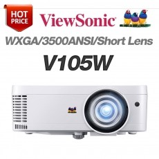 Viewsonic V105W<br>WXGA(1280*800),3500안시, 단초점렌즈