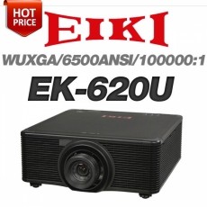 EIKI EK-620U<br>WUXGA(1920*1200), 6,000안시, 100,000:1, 전동 줌포커스렌즈, 레이져광원
