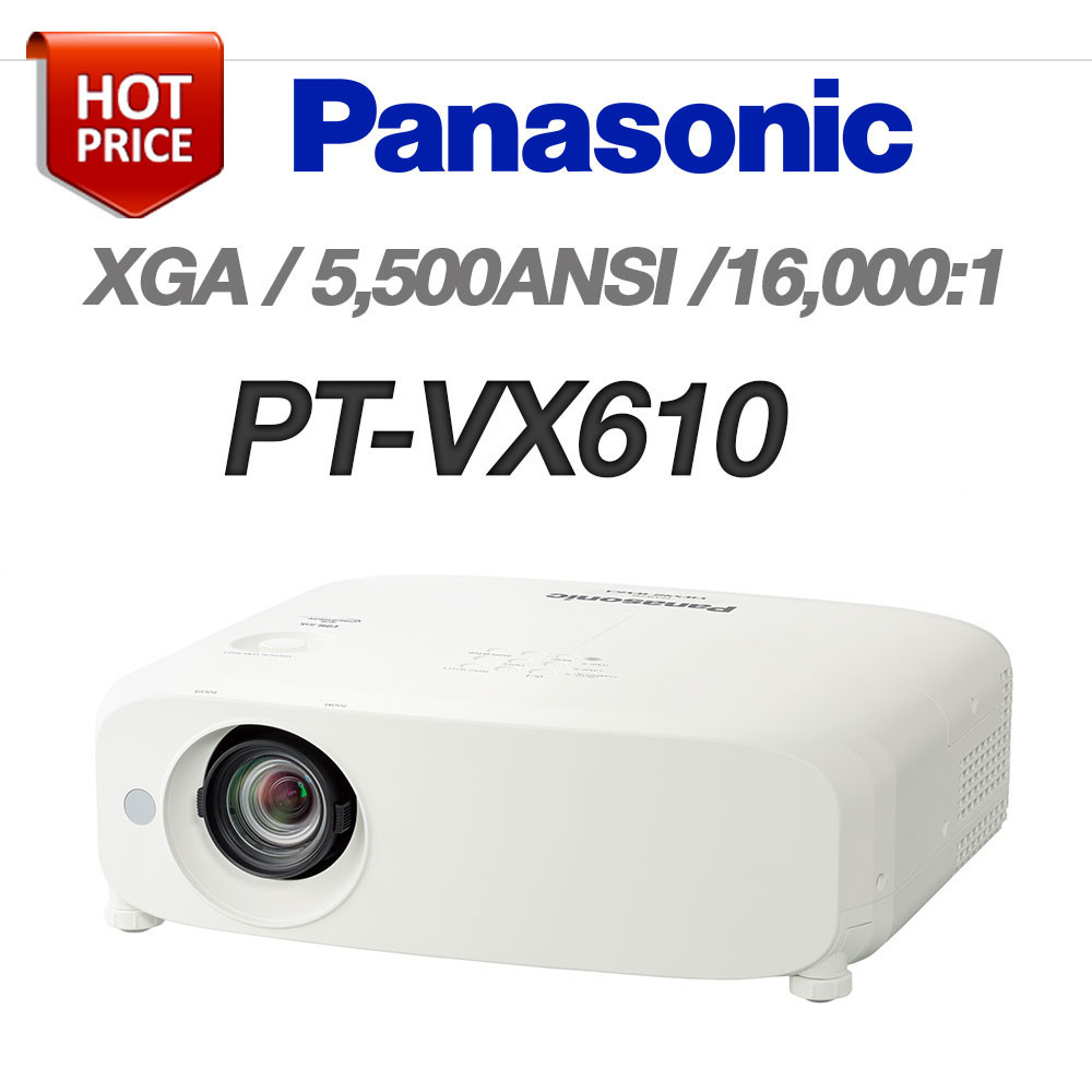 Panasonic  PT-VX610  <br>XGA(1024*768), 5500안시, 16,000:1